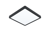Lamper - EGLO FUEVA 5 plafond 285x285 mm, 4000K, IP44, sort - 30762