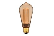 Lyskilder - EGLO LED pære ST64 4,3W 1800K 3-trins dæmp, ravfarvet E27 - 11984