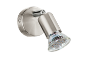 Lamper - EGLO MINI spot, børstet stål - 31411