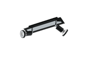 Lamper - EGLO SARRIA spotskinne 2L, 3000K, sort/krom - 94964