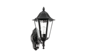 Lamper - EGLO NAVEDO udendørs væglampe, sort - 93458