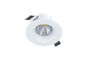 Lamper - EGLO SALICETO indbygningsspot, LED 6W 2700K, hvid - 98243