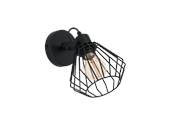 Lamper - EGLO TABILLANO væglampe, sort - 98762