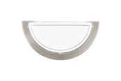 Lamper - EGLO PLANET 1 væglampe 290x145 mm, børstet stål - 83163