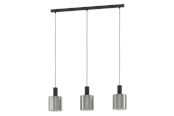Lamper - EGLO  GOROSIBA langbordspendel, sort/transparent - 98753