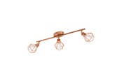Lamper - EGLO ZAPATA spotskinne, kobber - 95547