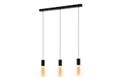 Lamper - EGLO POZUETA klyngependel 3L, sort - 98662