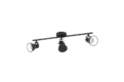 Lamper - EGLO SERAS 2 spotskinne 3L, sort - 98399