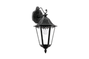 Lamper - EGLO NAVEDO udendørs væglampe, sort - 93456