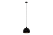 Lamper - EGLO ROCCAFORTE pendel Ø300 mm, sort/guld - 97845