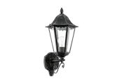 Lamper - EGLO NAVEDO udendørs væglampe, sort - 93457