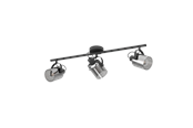 Lamper - EGLO BERREGAS 3-spotskinne, sort - 99054