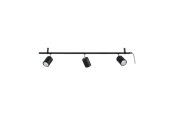 Lamper - EGLO PORTELLA spotskinne 3L, sort - 33671