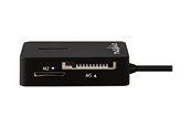 Hukommelseskort - adapter og kortlæser - Nedis CRDRU2300BK - card reader - USB 2.0 - CRDRU2300BK