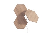 Smart Home - Nanoleaf Elements - Wood Look Hexagons Expansion Pack (3 Panels) - NL52-E-0001HB-3PK