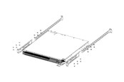 Netværkstilbehør - Extreme Networks rack mounting kit (4 post) - XN-4P-RMKIT-005