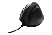 Mus - Hama Vertical Ergonomic - vertical mouse - USB - black - Vertical mouse - Optisk - 6 knapper - Sort - 00182698