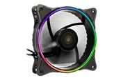Kabinet Køler - Inter-Tech Zusatzlüfter Fan 120mm RGB für X-908 u. - Kabinet køler - 120mm - Sort - 88885552
