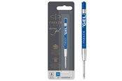 Skrive- og Tegneværktøjer - Parker PARKER gelblækpatron, medium spids (0,7 mm), blå, 1 stk. - S0881280