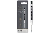 Skrive- og Tegneværktøjer - Parker PARKER gelblækpatron, medium spids (0,7 mm), sort, 1 stk. - S0881260