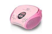 CD Player - Lenco SCD-24 portable FM radio/CD player - Pink - SCD-24 Pink