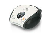 CD Player - Lenco SCD-24 portable FM radio/CD player - White/Black - SCD-24 white