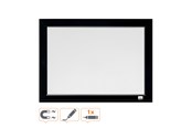 Konference & Præsentation - Nobo lille magnetisk whiteboard med sort ramme 58,5x43 cm, sort - 1903785