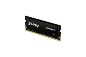 RAM - Kingston FURY Impact DDR4-3200 - 16GB - CL20 - Single Channel (1 pcs) - Intel XMP - Sort - KF432S20IB/16