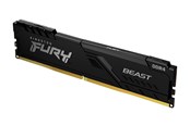 RAM - Kingston FURY Beast DDR4-3200 - 16GB - CL16 - Single Channel (1 pcs) - Intel XMP - Sort - KF432C16BB1/16