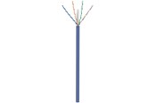 Netværkskabel - Pro CAT 6a network cable U/UTP blue 100 m - CU AWG - Blå - 100m - 4040849960963