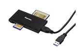 Hukommelseskort - adapter og kortlæser - Hama Multi-Card Reader - card reader - USB 3.0 - 181018