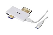 Hukommelseskort - adapter og kortlæser - Hama card reader - USB 3.0 - 00181017