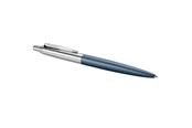 Skrive- og Tegneværktøjer - Parker Jotter XL kuglepen | Primrose-matblå med detaljer i krom | medium spids med blå blæk | gaveæske - 2068359