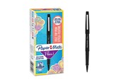 Skrive- og Tegneværktøjer - Paper Mate Flair Felt Tip Pens | Medium spids (0,7 mm) | Sort | 12 styk - S0190973