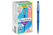 Skrive- og Tegneværktøjer - Paper Mate Flair Filtspids Penne | Medium Spids (0,7 mm) | Blå Penne | 36 Stk valuepack - 2077175