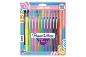 Skrive- og Tegneværktøjer - Paper Mate Flair Felt Tip Pens | Medium spids (0,7 mm) | Forskellige candy-POP-farver | 24 styk - 1985617