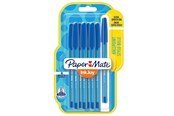 Skrive- og Tegneværktøjer - Paper Mate InkJoy 100ST Capped Ballpoint Pens | Medium spids (1,0 mm) | Blå | 8 styk - 1956742