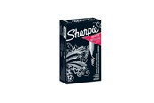 Skrive- og Tegneværktøjer - Sharpie Metallic Permanent Markers | Fine Point | Silver | 12 Count - 1891063