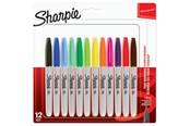 Skrive- og Tegneværktøjer - Sharpie Permanent Markers | Fin spids | Forskellige farver | 12 styk - 2065404