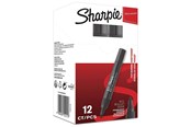 Skrive- og Tegneværktøjer - Sharpie M15 Permanent Markers | Rund spids | Sort | 12 styk - S0192584