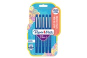 Skrive- og Tegneværktøjer - Paper Mate Flair Felt Tip Pens | Medium spids (0,7 mm) | Blå | 5 styk - 2028647