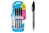 Skrive- og Tegneværktøjer - Paper Mate Flexgrip Gel Pens | 0,7 mm | Sort blæk | 4 styk - 2108209
