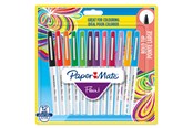 Skrive- og Tegneværktøjer - Paper Mate Flair Tip Pens – penne med tyk spids (1,2 mm) – 12 styk - 2138474