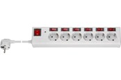 Strømkabel (ekstern) - Pro AC power strip with surge protection and switch 1.5 m - 4040849725685