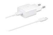 Mobil - Adaptere & Opladere - Samsung 15W USB-C Power Adapter (Incl. cable) - White - EP-T1510XWEGEU
