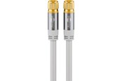Antennekabel/stik - Pro SAT antenna cable (135 dB) 4x shielded 2m - 4040849706004
