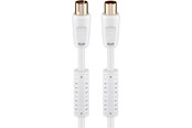 Antennekabel/stik - Pro Antenna cable with ferrite (80 dB) 2x shielded - 4040849277184