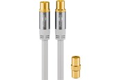 Antennekabel/stik - Pro TV antenna cable (135 dB) 4x shielded 2 m - 4040849703171