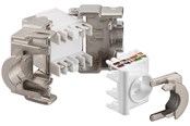 Netværkskabel - Pro Keystone module RJ45 CAT 6A STP - Sølv - 4040849959004