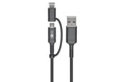 USB kabel - Pro Charging and synchronisation combination cable (with USB A to Micro-USB & USB-C™) - 4040849718922